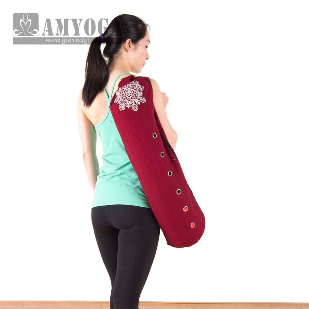 Yoga Fitness Gym - Canvas Yogamattentasche Einzel-Schultertasche Fitness-Sportrucksack Yogatasche für