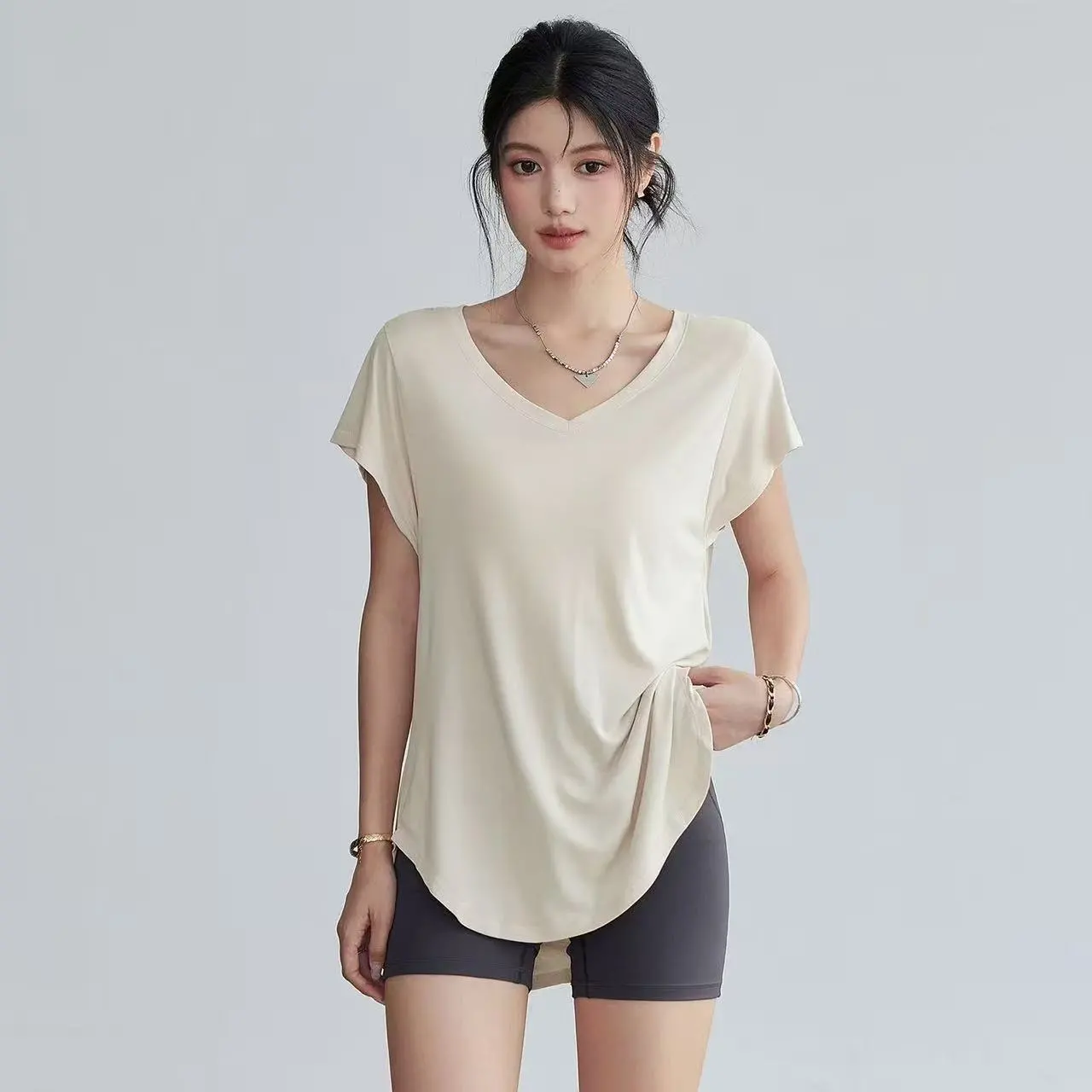 Damen Slim-Fit Rundhals Yoga T – Yoga Fitness Training Bewertung und Preis