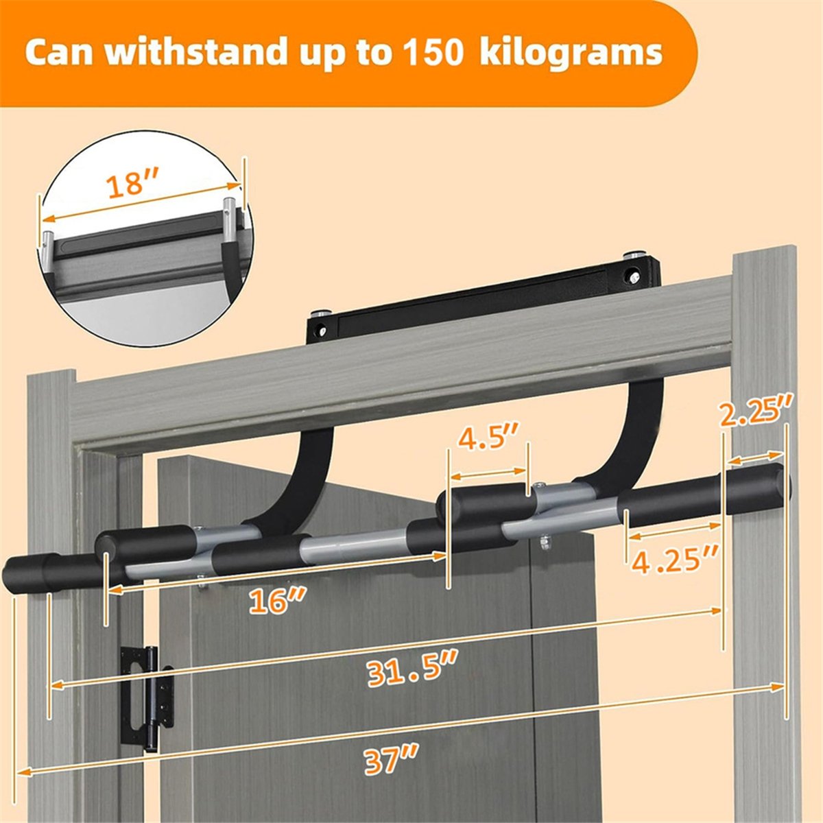 ABST Wandmontierte Klimmzugsta – Pull Up Bar Doorframe Bewertung und Preis