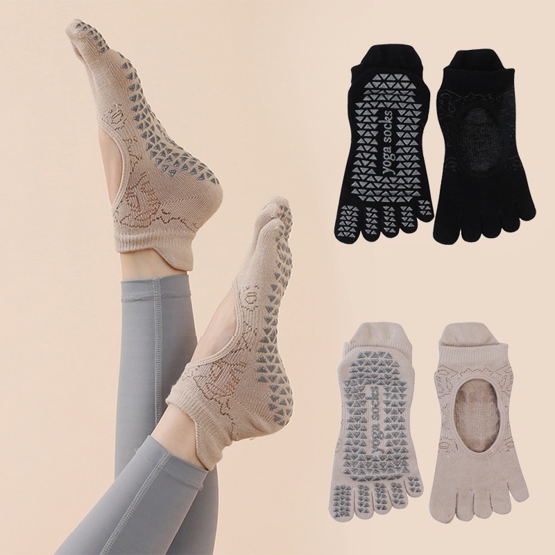 Frauen Yoga Zehen socken hochw – Yoga Fitness Training Bewertung und Preis