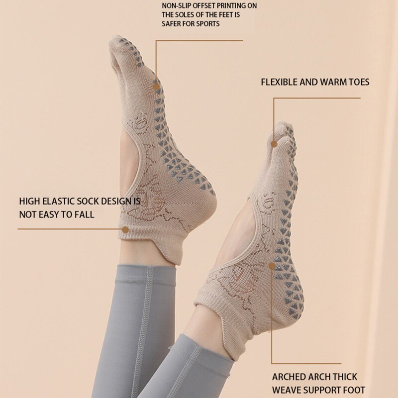 Frauen Yoga Zehen socken hochw – Yoga Fitness Training Bewertung und Preis