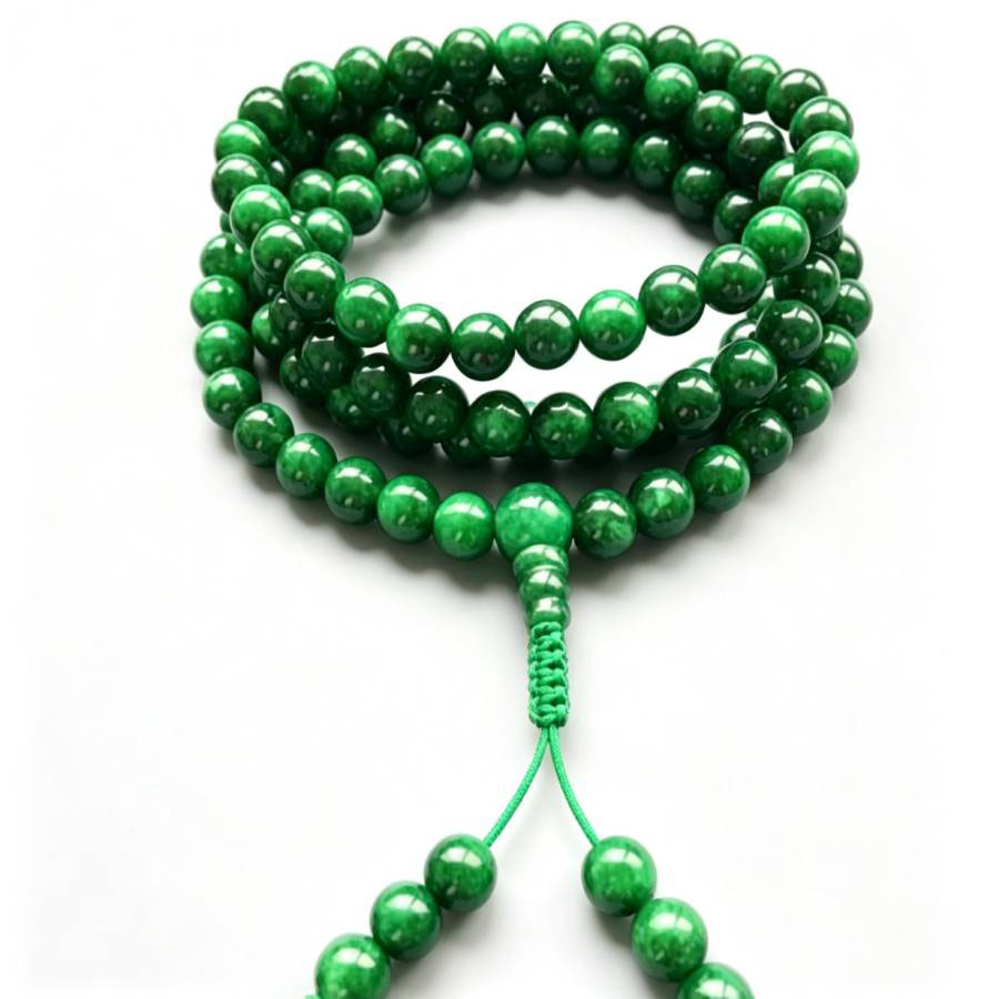 6mm 108 natürliche grüne Jade  – Yoga Health & Fitness Center Bewertung und Preis