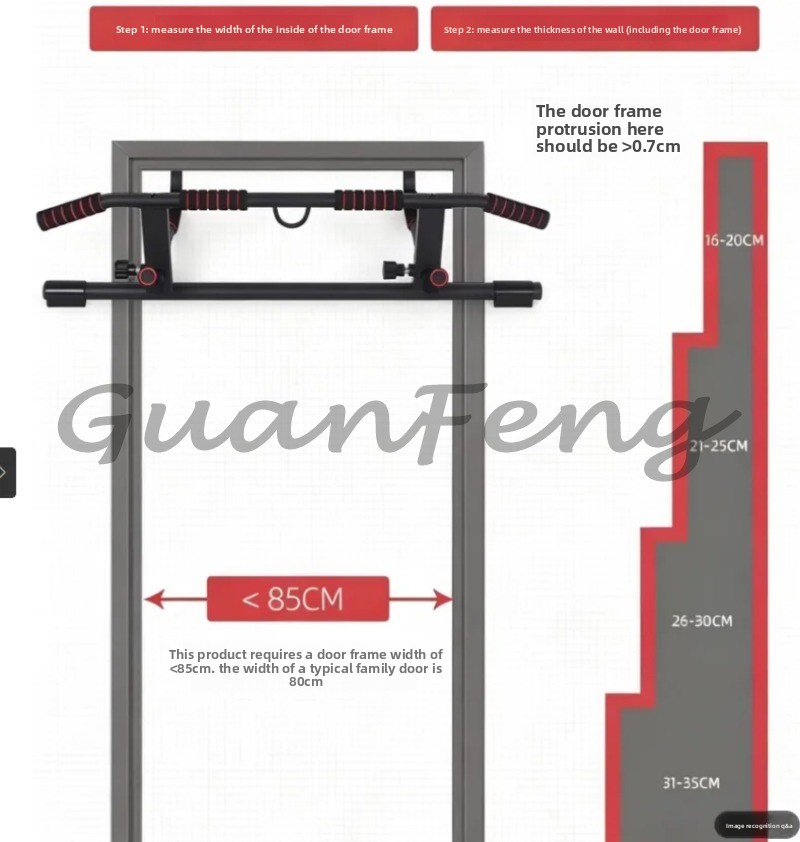 Türrahmen-Klimmzugstange ohne  – Pull Up Bar Doorframe Bewertung und Preis