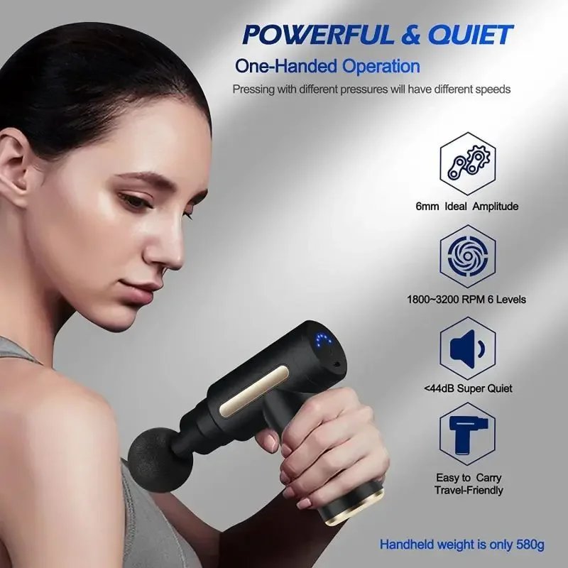 Tragbare Faszienmassagepistole – Vibration Massage Gun Bewertung und Preis