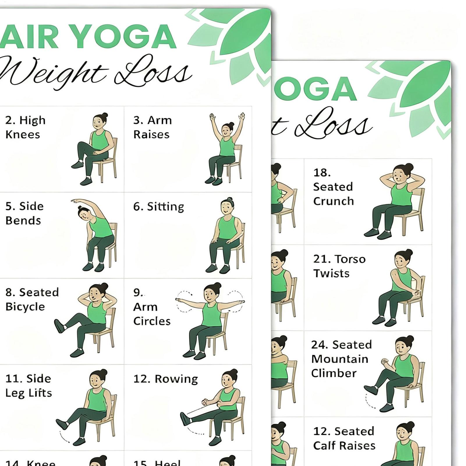 2 Stück Yoga-Poster für Heimtr – Yoga Health & Fitness Center Bewertung und Preis