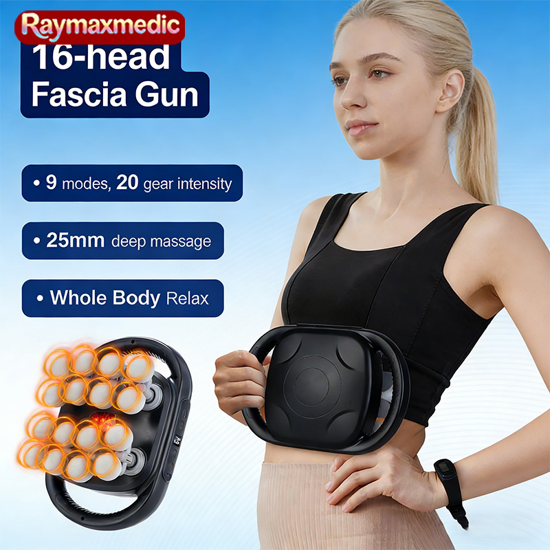 Anpassbare 16-Kopf-Faszienpist – Vibration Massage Gun Bewertung und Preis