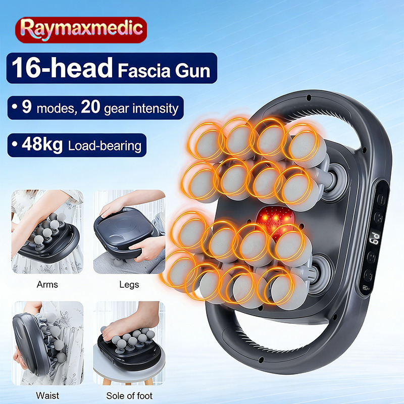 Anpassbare 16-Kopf-Faszienpist – Vibration Massage Gun Bewertung und Preis